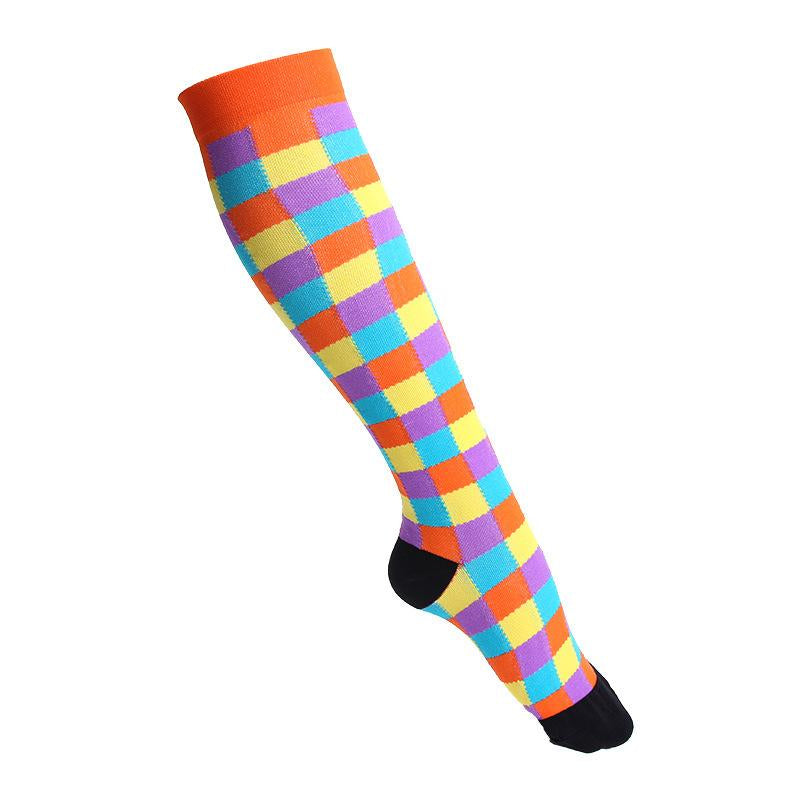 Compression Socks Knee High Men Sports Socks 20-30mmHg Edema Diabetes Varicose Veins Running Women Marathon Compression