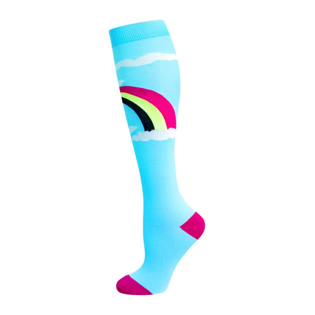 Compression Socks Knee High Men Sports Socks 20-30mmHg Edema Diabetes Varicose Veins Running Women Marathon Compression