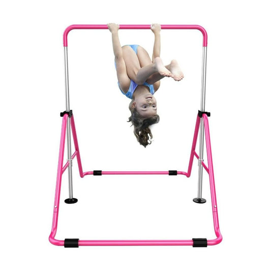 Versatile Gymnastics Bars: Adjustable Height, Expandable, and Foldable Junior Training Bar for Kids