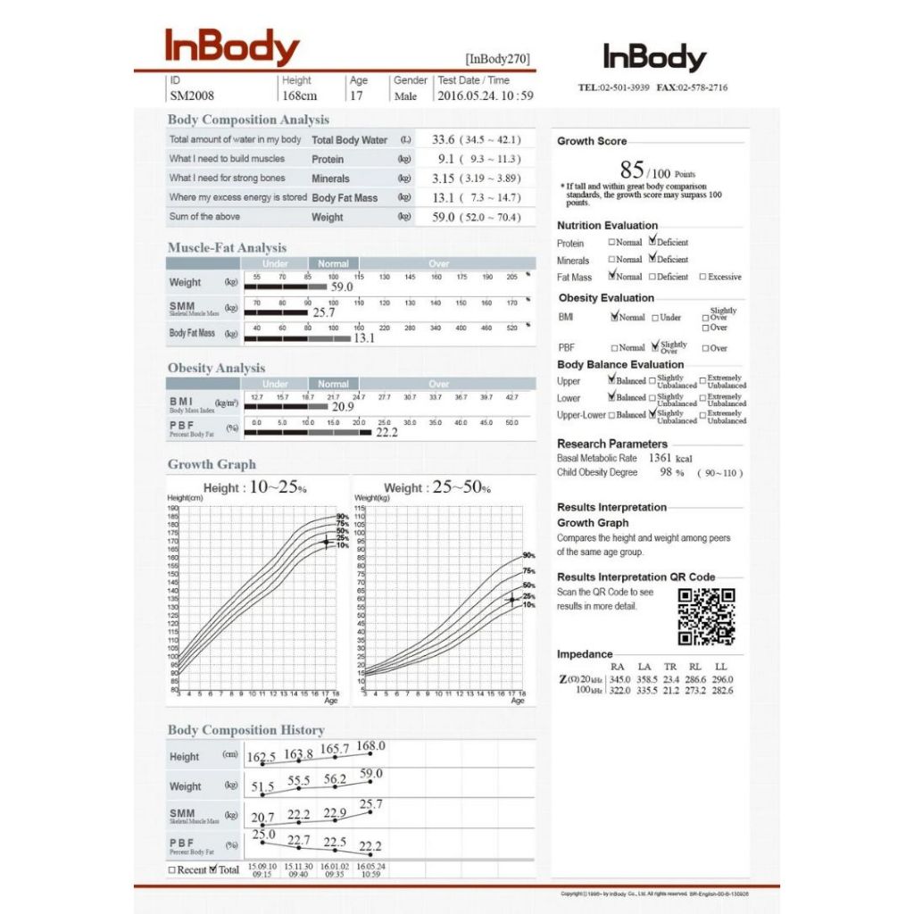 InBody 270 Professional Body Composition Analyzer