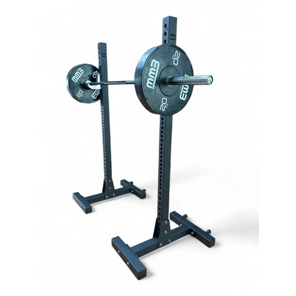 MMB Pollux Split Squat Rack: Space-Saving, Robust and Versatile