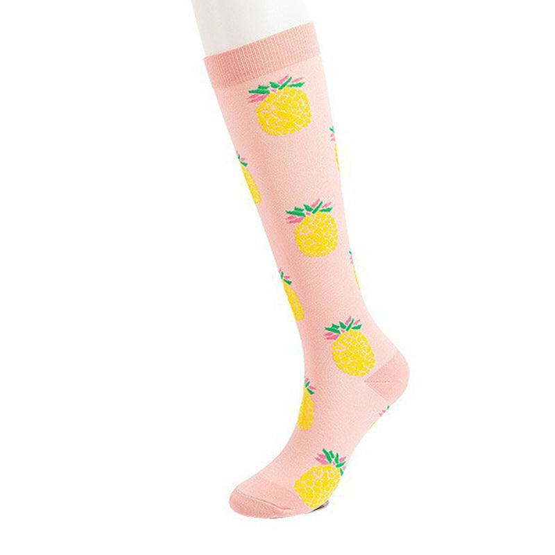 Compression Socks Knee High Men Sports Socks 20-30mmHg Edema Diabetes Varicose Veins Running Women Marathon Compression