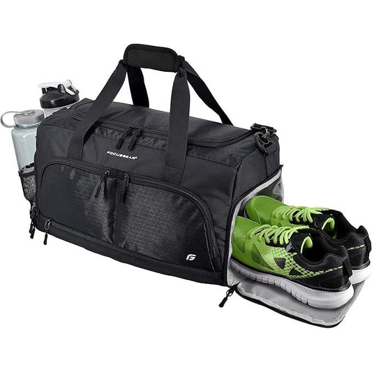 Ultimate Gym Bag 2.0: The Durable Crowdsource Designed Duffel Bag with 10 Optimal Compartments Including Water Resistant