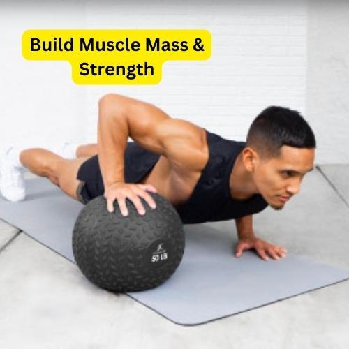 Fitness Slam Ball No Bounce Weights Medicine Ball Heavy Duty Rubber Power Strength Training Fitness Gym Home Workout Equipment Core Ab Exercises Bootcamp MMA Boxing