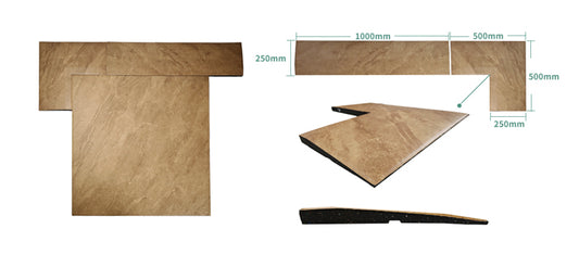 ISPB Wood Grain - 20005R 500*250*20mm Skirting
