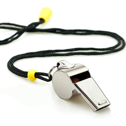 2 Pack Stainless Steel Sports Whistles