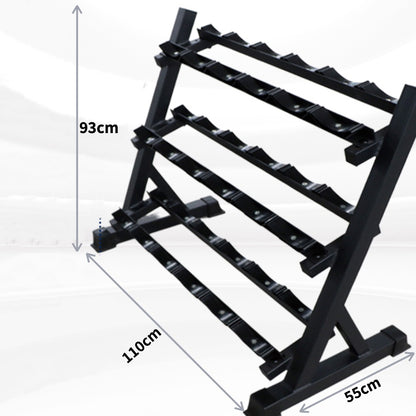 3 Tier Dumbbell Rack With Saddle