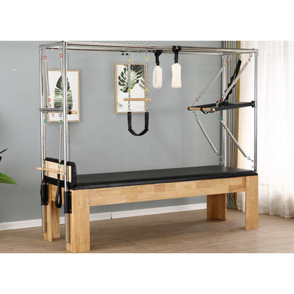 KKOCH Solid Wood Pilates Equipment Set Wunda Chair Reformer Tower Spine Corrector Ladder Barrel Cadillac Trapeze Table