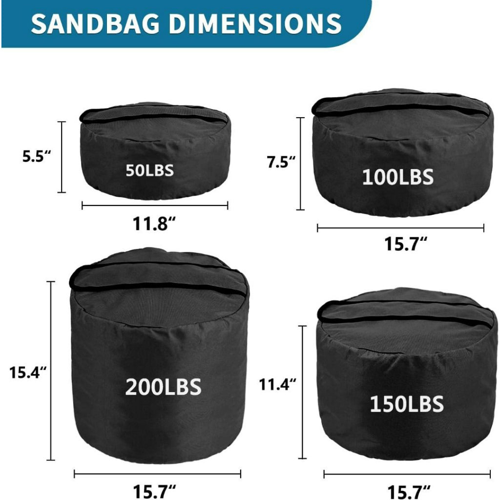Training Sandbag, Heavy Duty Workout Sandbags Fitness Weights Sand Bags for Training, Exercise, Fitness, Cross, Military Conditioning, Strength Training