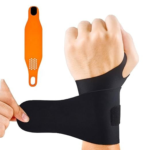 Ultra-Thin Elastic Wrist Brace for TFCC, Carpal Tunnel & Tendonitis – Fits Both Wrists (3 Colors)