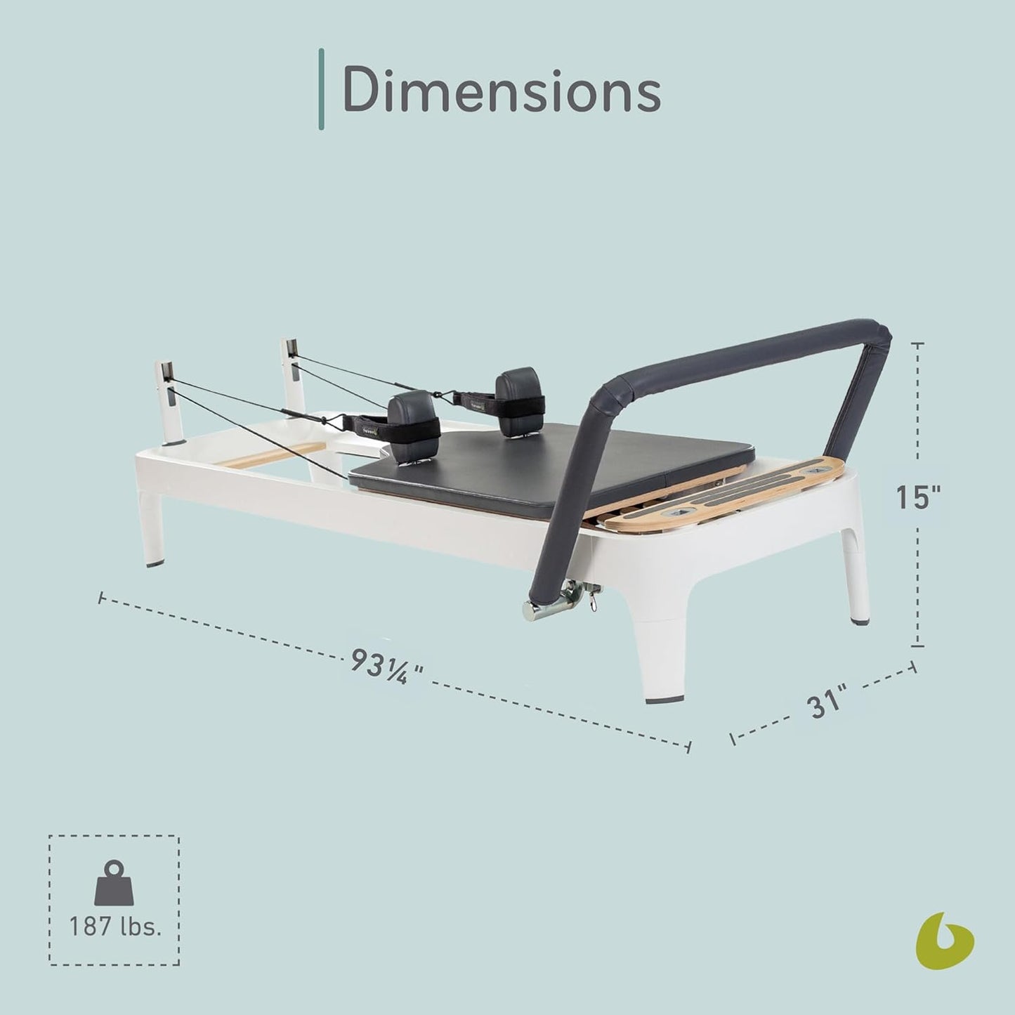 Balanced Body Allegro 2 普拉提器械床，普拉提健身器材，家用或工作室健身器材
