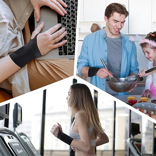 Ultra-Thin Elastic Wrist Brace for TFCC, Carpal Tunnel & Tendonitis – Fits Both Wrists (3 Colors)