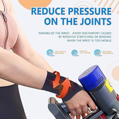 Ultra-Thin Elastic Wrist Brace for TFCC, Carpal Tunnel & Tendonitis – Fits Both Wrists (3 Colors)