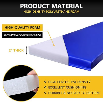 Gym Wall Pads, Protective Wall Padding for Gym, Boxing, Garage, Basement, Kids Playroom, Basketball Court Wall-Mounted Hoop, 2" Thick Wall Cushion Mat