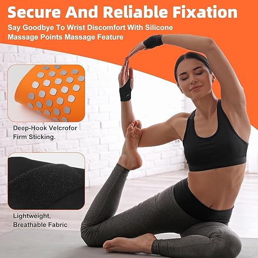 Ultra-Thin Elastic Wrist Brace for TFCC, Carpal Tunnel & Tendonitis – Fits Both Wrists (3 Colors)