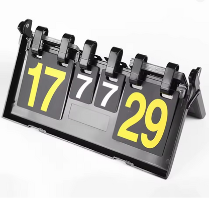 Scoreboard Flipping Counter Board Sports Equipment Digit Basketball Table Tennis Badminton Game Board