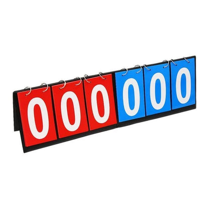 Scoreboard 4 Digit / 6 Digit Score Keeper Score Flipper for Basketball Tennis Sports