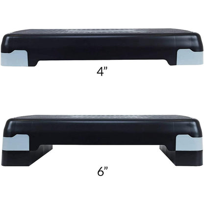 Adjustable Stepper Step Platform/Black Orange