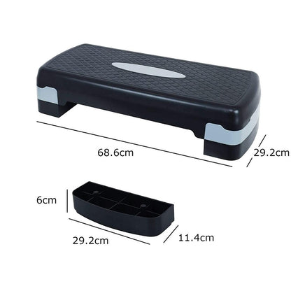 Adjustable Stepper Step Platform/Black Orange