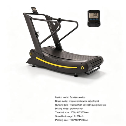 Air Runner Non-Motorised Curve Treadmill Curved