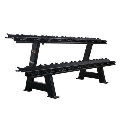 Commercial 2 Tiers 10 pairs Dumbbell Rack