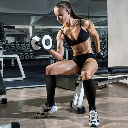 3 Pairs Copper Compression Socks for Women & Men Circulation 15-20 mmHg is Best for All Day Wear Running Nurse