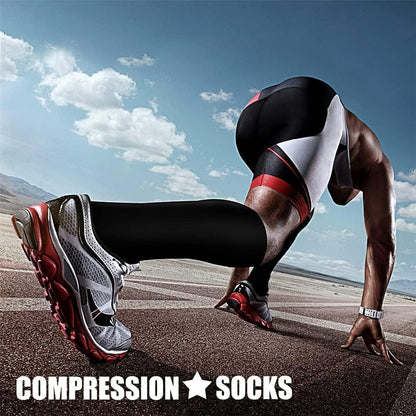 3 Pairs Copper Compression Socks for Women & Men Circulation 15-20 mmHg is Best for All Day Wear Running Nurse