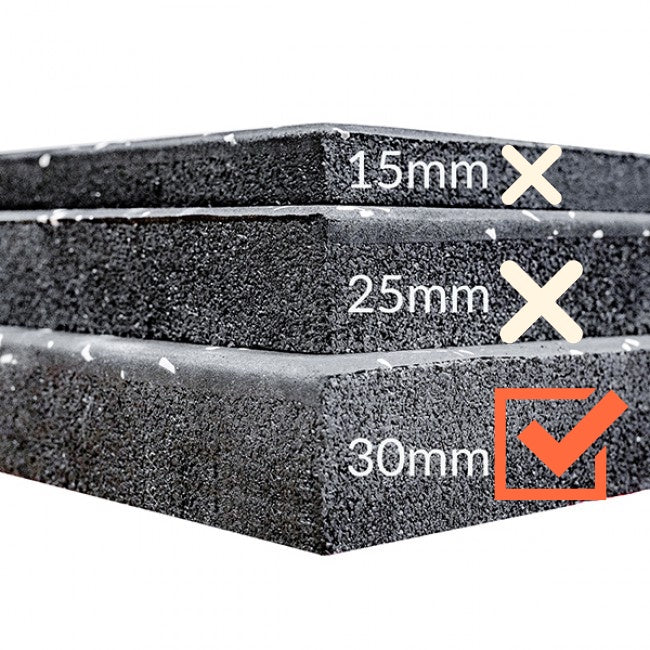 EPDMC Mat Black 50*50 30mm