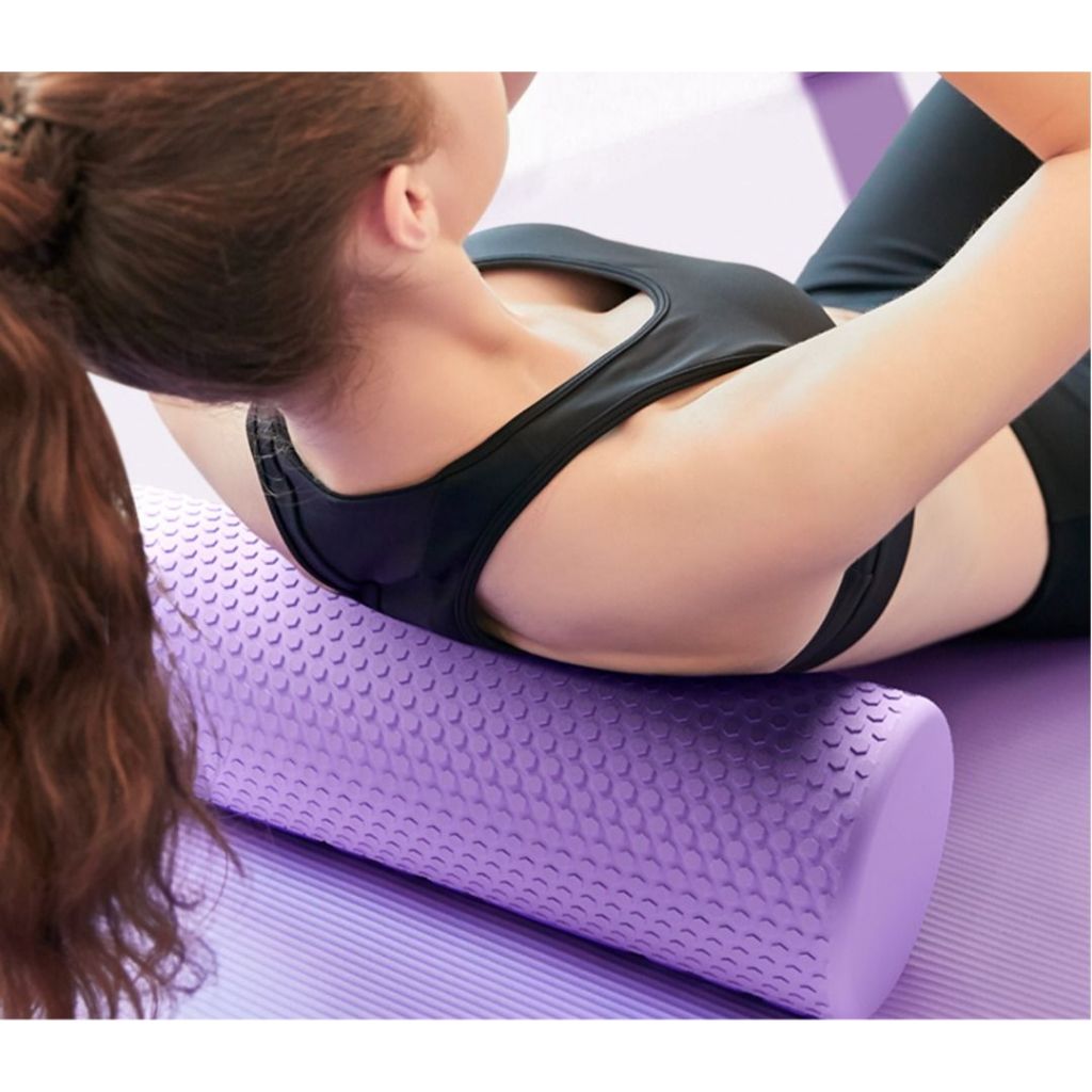 EVA Foam Roller 30cm / 45cm / 60cm / 90cm (Medium Density) Self Massage, Muscle and Back Roller