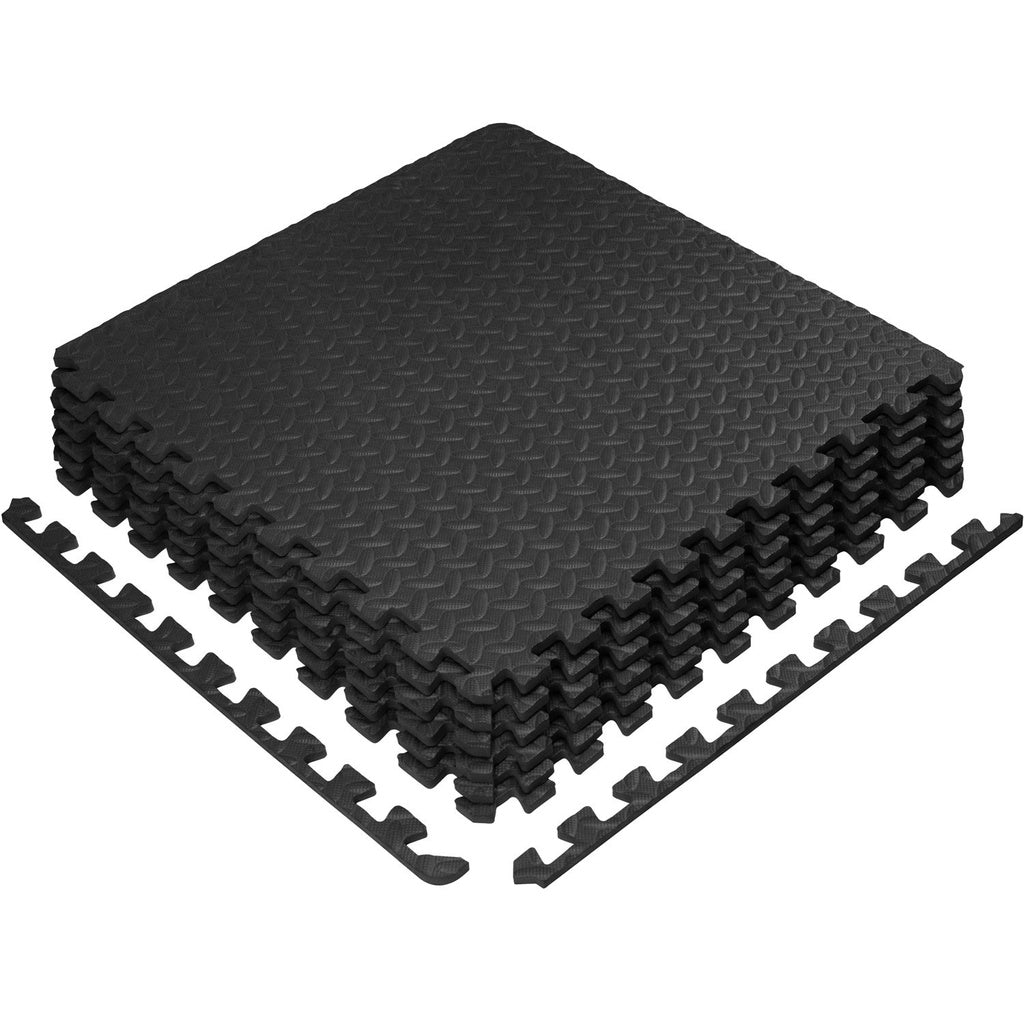 EVA 30cm Mat Set Black 16 Pieces