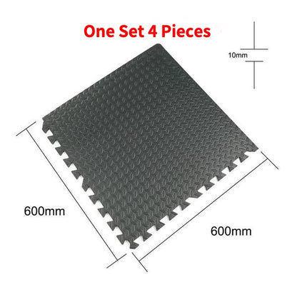 EVA 30cm Mat Set Black 16 Pieces