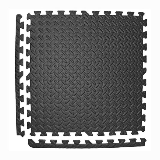 EVA 30cm Mat Set Black 16 Pieces