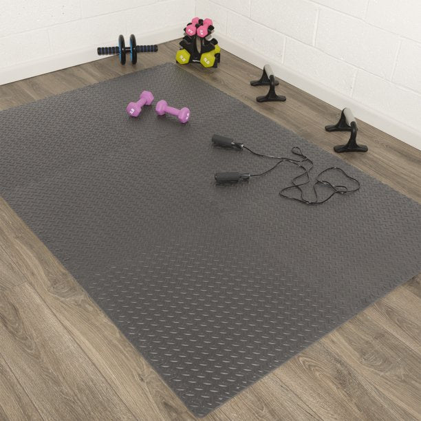 EVA 30cm Mat Set Black 16 Pieces