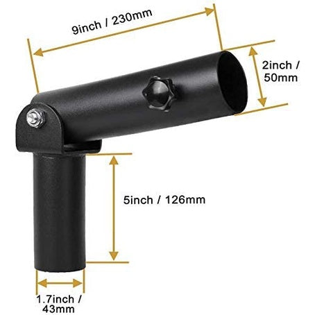 Landmine Attachment Workout T-Bar Row Platform, Barbell T-Bar Row Plate Post Insert Landmine Full 360°Swivel & Easy to Install, Easy Use in Small Spaces, Great for Back Exercises & Entire Body Strength