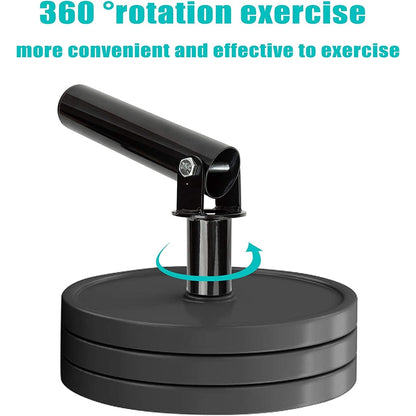 Landmine Attachment Workout T-Bar Row Platform, Barbell T-Bar Row Plate Post Insert Landmine Full 360°Swivel & Easy to Install, Easy Use in Small Spaces, Great for Back Exercises & Entire Body Strength