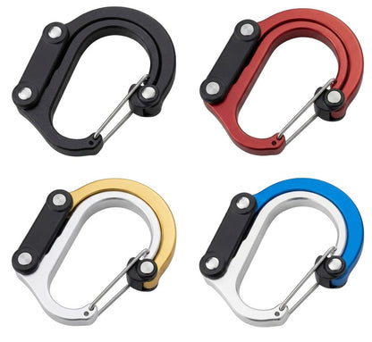 Garu Clip 360 – Versatile 3-in-1 Rotating Carabiner & Gear Hook for Hands-Free Storage