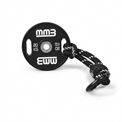 MMB Mikro 20kg Weight Plate Keychain – Mini Plate, Maximum Attitude