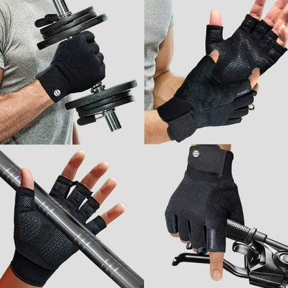 Moamoaboa Workout Gloves for Men and Women, Exercise Gloves for Weight Lifting, Cycling, Gym, Training, Breathable and Snug fit