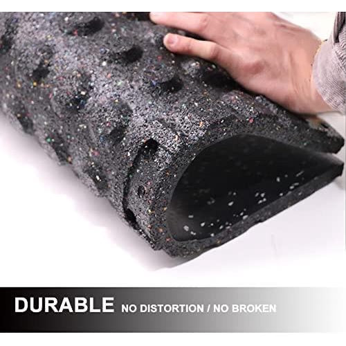 Rubber gym mats High Density EPDM Rubber Tile Mat With Connector 20mm Thickness Crossfit Gym Flooring