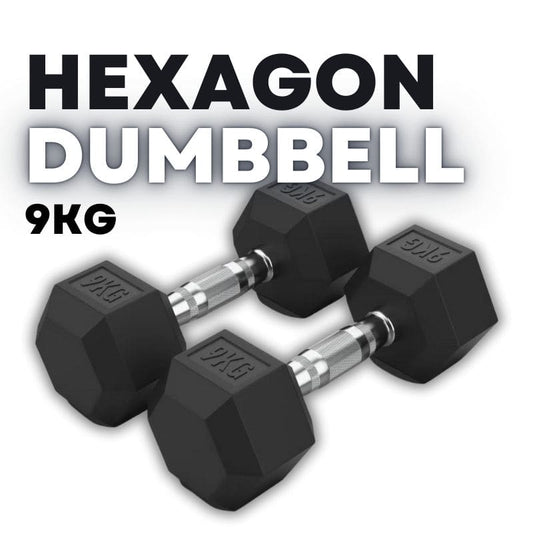 Hexagon hex Dumbbell 9kg kipfit