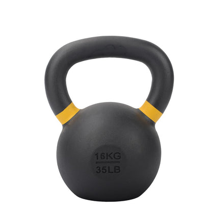 MMB Black Powder Coated Hardstyle Cast Iron Kettlebell