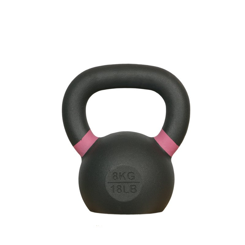 MMB Black Powder Coated Hardstyle Cast Iron Kettlebell