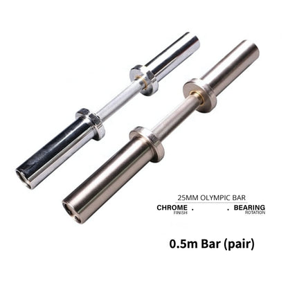 MMB Olympic Bar Weight Lifting Gym Barbell 50mm With Bearings
