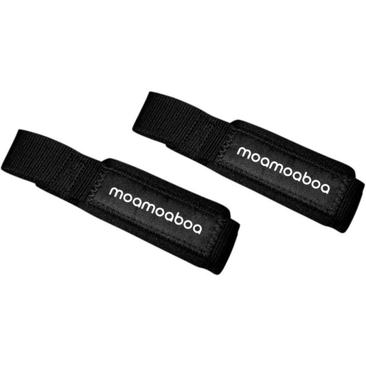 MMB Louka Lifting Wrist Straps - Enhanced Support for Weightlifting, Bodybuilding, Powerlifting, Strength Training, and Deadlifts - Premium Padded Neoprene with 18-inch Cotton Straps