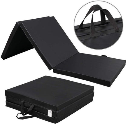 Mera 2" Thick Tri-Fold Folding Exercise Mat with Carrying Handles for MMA Gymnastics