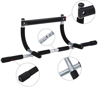 No Drill Pull Up Bar Easy Install Total Upper Body Workout