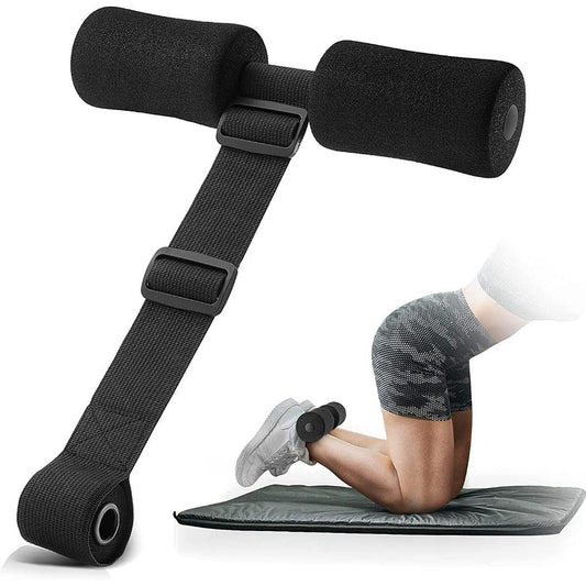 Nordic Hamstring Curl Strap - Premium Home Workout Gear - 10 Second Setup Nordic Curl - Rated for 300+ pounds - Used for Hamstring Curls, Spanish Squats, Ab Workout, Nordic Curl