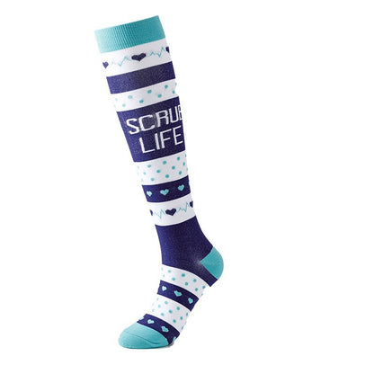 男士及膝压缩袜运动袜 20-30mmHg 水肿 糖尿病 静脉曲张 跑步 女士马拉松压缩袜