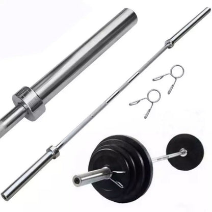 Olympic Bar Weight Lifting Gym Barbell 50mm EZ Trap S Curl Tricep
