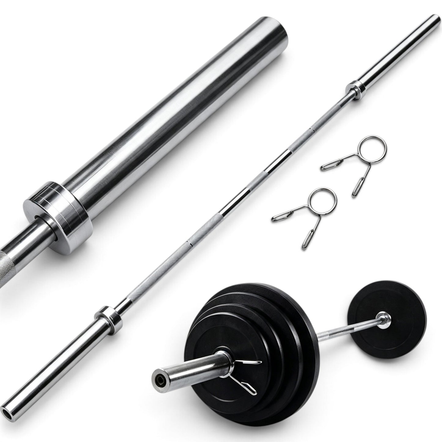 Olympic Bar Weight Lifting Gym Barbell 50mm EZ Trap S Curl Tricep